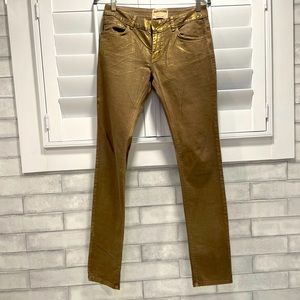 Zadig & Voltaire gold jeans